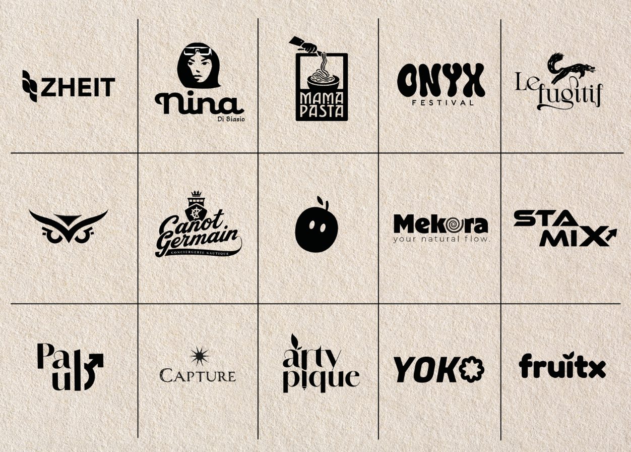 Logofolio Lisa Bonneau Leroux creation logos varies marques entreprises
