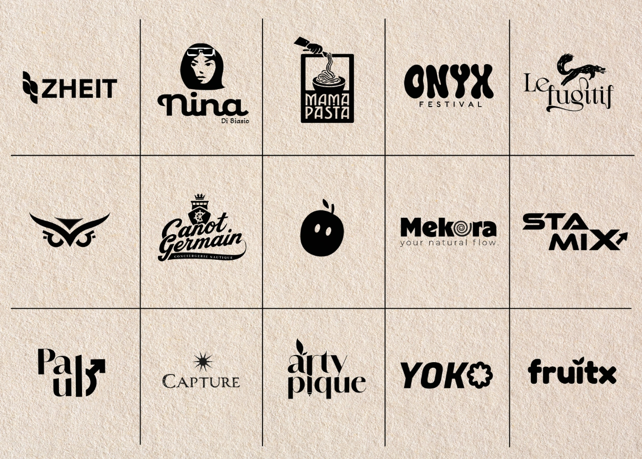 Logofolio Lisa Bonneau Leroux création logos variés marques entreprises